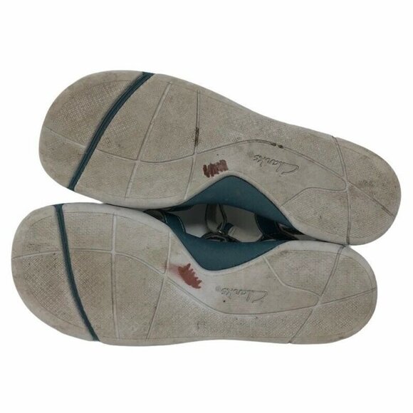 Clarks Sport Sandals Blue Ankle Strap 7.5 - Picture 5 of 8